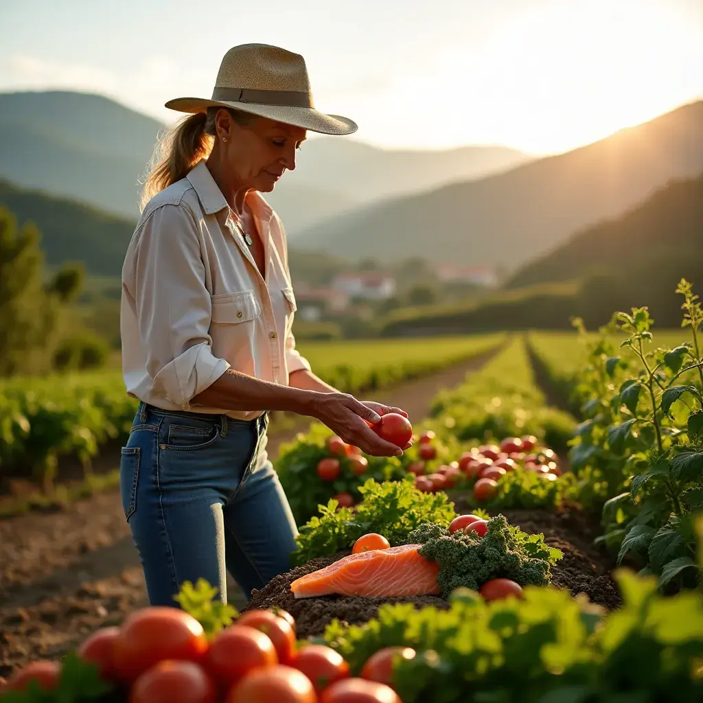 Tabla de nutrientes con beneficios del aceite de pescado para la salud del corazón.